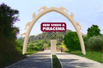 Portal na entrada da cidade